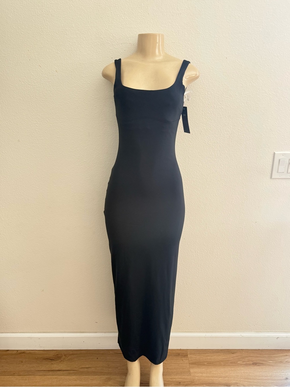 Fabletics Pure Luxe Black Maxi Dress- small